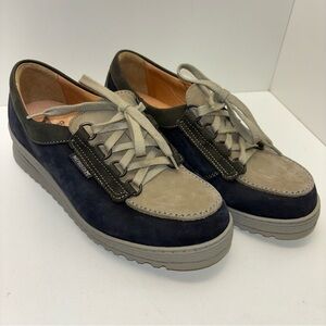 Mephisto Air Relax Mobils suede / leather lace-up loafers ladies 7